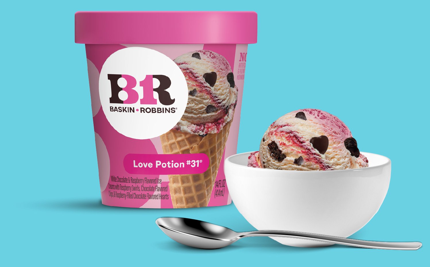 Flavor Page Love Potion #31 Ice Cream — BaskinRobbinsatHome